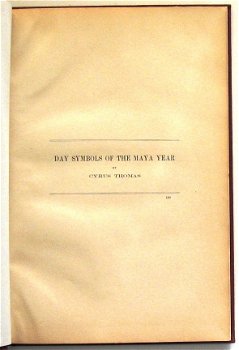 Day Symbols of the Maya Year [1897] Thomas Meso-Amerika - 3