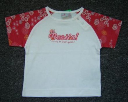 Meisjes raglan T-Shirt maat 80 - 1