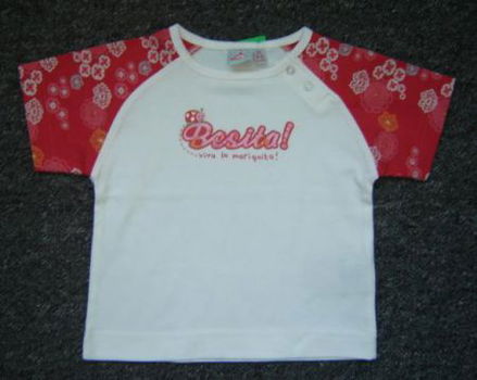 Meisjes raglan T-Shirt maat 74 - 1