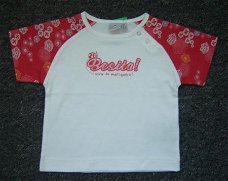 Meisjes raglan T-Shirt  maat  74