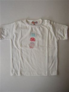 T-Shirt Olifant WIT  maat  68