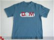 T-Shirt D M print maat 140 Rafblauw - 1 - Thumbnail