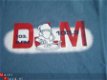 T-Shirt D M print maat 140 Rafblauw - 2 - Thumbnail