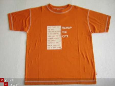 Nieuw T-Shirt ReMap maat 140 oranje - 1