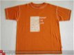 Nieuw T-Shirt ReMap maat 128 oranje - 1 - Thumbnail