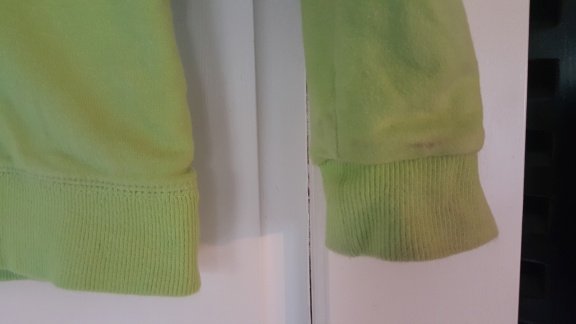 Z8 lime groen vest aan 2 kanten draagbaar 128/134 - 8