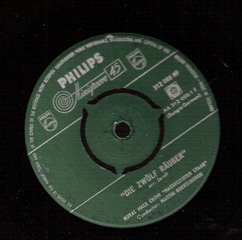 Mastreechter Staar Die Zwolf Rauber Wolga Lied en Plattofflied -EP _ vinyl Philips 312088 NF Minig - 1