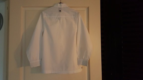 Jottum witte blouse met blauwe accenten maat 140 - 7