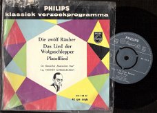 Mannerchor "Mastreechter Staar'- Zwölf Räuber,Wolgaschlepper,Platofflied - vinyl Philips Minigroove