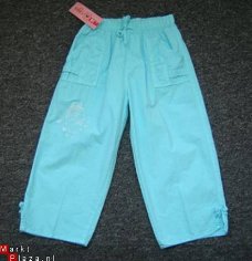 Zomer capribroek met paard borduur maat 2