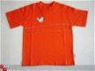 T-Shirt BIRD maat 128 oranje - 1 - Thumbnail
