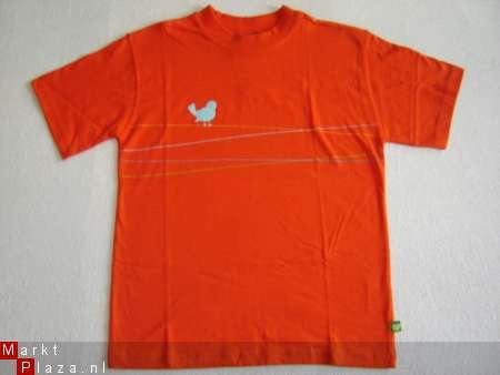 T-Shirt BIRD maat 128 oranje - 2