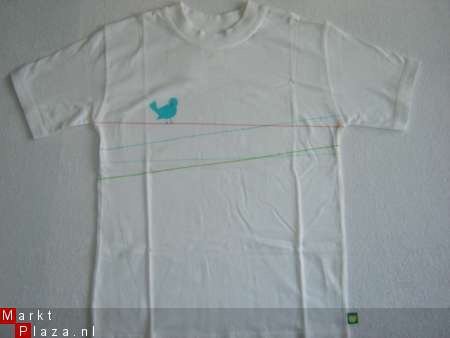 T-Shirt BIRD maat 152 wit - 2