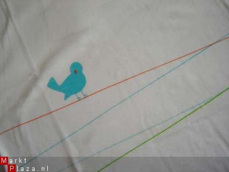 T-Shirt BIRD maat 152 wit - 3