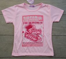 GAAF  T-Shirt  met print ROZE  maat 8