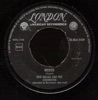 Bob Moore And His Orchestra - Mexico (Theme From) My Three Sons - 1962 - Vinyl single - 1