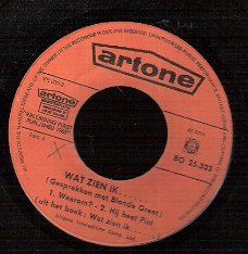 Albert Mol - Wat Zien Ik... Gesprekken Met Blonde Greet -     1966 -  Vinyl single