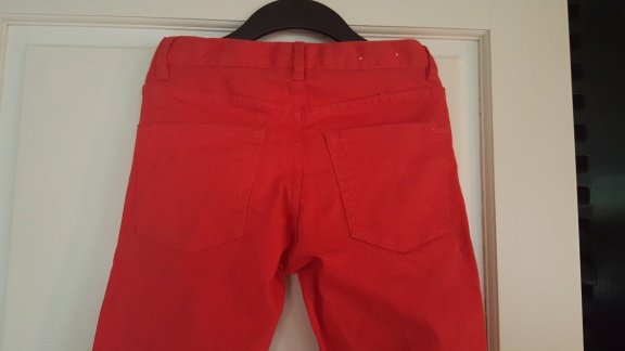 H&M oranje broek maat 152 - 4