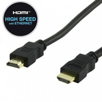 HDMI 1.4 (highspeed) Kabel 15 meter Gold Plated. - 1