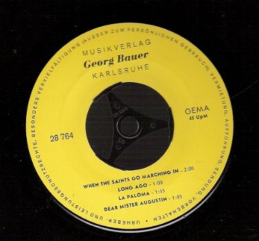 HAFABRA - -Georg Bauer Musikverlag - Zeldzame Vinyl EP RARE -45 toeren - 2