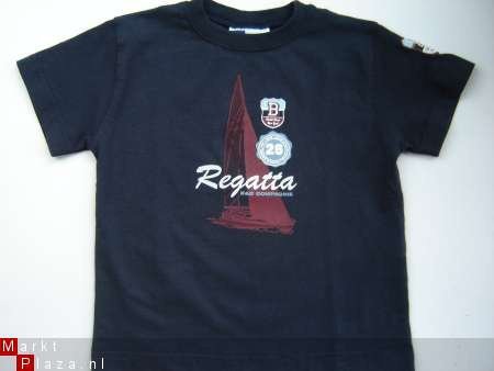 Nieuw B&D T-Shirt maat 110 met regatta print - 1