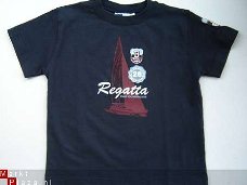 Nieuw  B&D   T-Shirt  maat 110 met regatta print