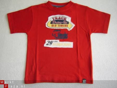 Stoer Jongens T-Shirt Old Timer maat 152 ROOD - 5