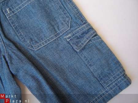 Stoere Jeans Bermuda maat 80 - 3