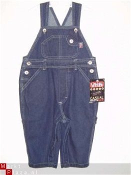 NIEUW Stoere denim tuinbroek maat 74 - 1