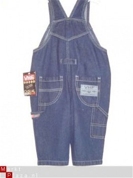 NIEUW Stoere denim tuinbroek maat 74 - 3