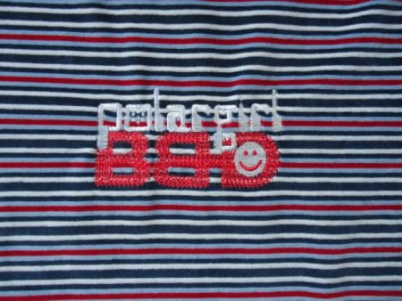 B&D NIEUW Velours streep sweater maat 98 - 2