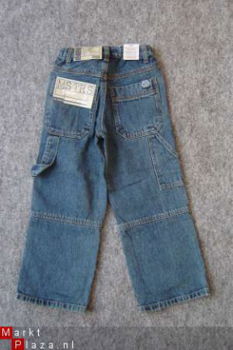 Nieuwe Stoere Basic Worker JEANS maat 128 - 2