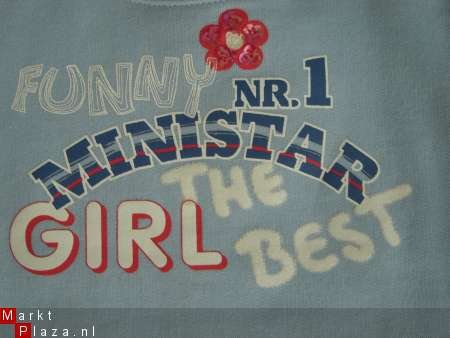 Nieuwe Sweater Girl the Best print maat 140 - 3