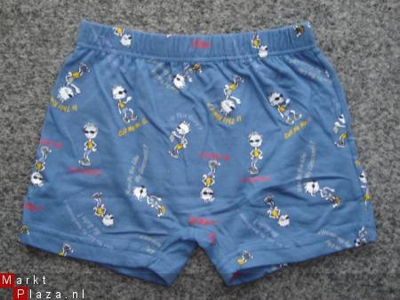 Nieuw!!GinoSanti Boxershort maat 92/98 of 104/110 (blauw) - 2