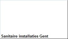 Sanitaire installaties Gent - 1