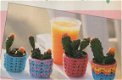 Haakpatroon 1326 bloempotjes haken voor kinderen+ minicursus haken - 1 - Thumbnail