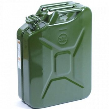 Jerry Can 10 Liter Metaal Groen - 1