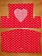NIEUW Tripp Trapp Kussen Stoelverkleiner rood dots hart - 1 - Thumbnail