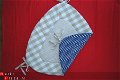 Boxkleed Bopita Driehoek beige blauw Boerenbont Polkadots - 1 - Thumbnail