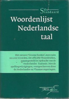 Woordenlijst nederlandse Taal - 1