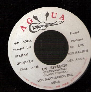 Los Muchachos del Aqua Ay MAria _Un estrebio Vinyl single 45 toeren MEGARARE - 1