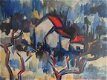 Expressief Frans Landschap - Harry de Jager 1922-1984 - 3 - Thumbnail