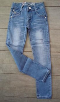 SUPER skinny STRETCH meisjes jeans maat 16 - 4