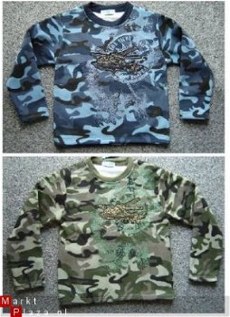 Leuke Army sweater maat 12 - 3