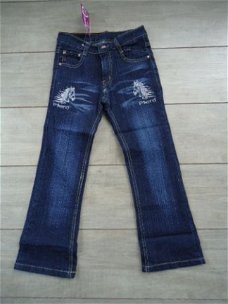 NIEUWE !! Super jeans met paarden borduur maat 10