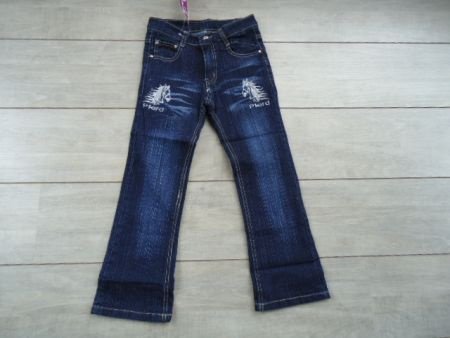 NIEUWE !! Super jeans met paarden borduur maat 10 - 4