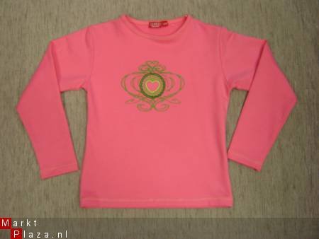 Nieuw!!! Longsleeve met applicatie maat 128 - 2