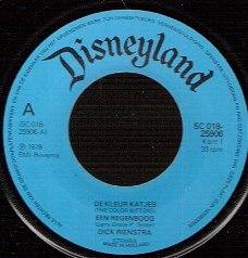 de Kleurkatjes   - Disneyland Vinyl EP 33 toeren -Bijlage bij Gouden Boekje Kleurkatjes