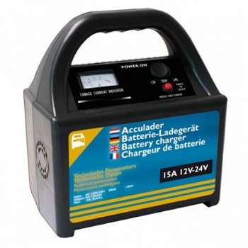 Acculader 12V/24V 15Amp. - 1