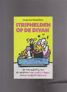 Striphelden op de divan ( Donald, Asterix , Kuifje, Superman )